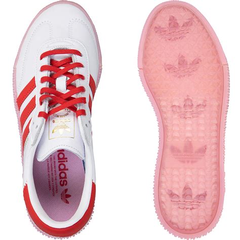 adidas damen sneaker weiß rot|rote Sneaker für Damen .